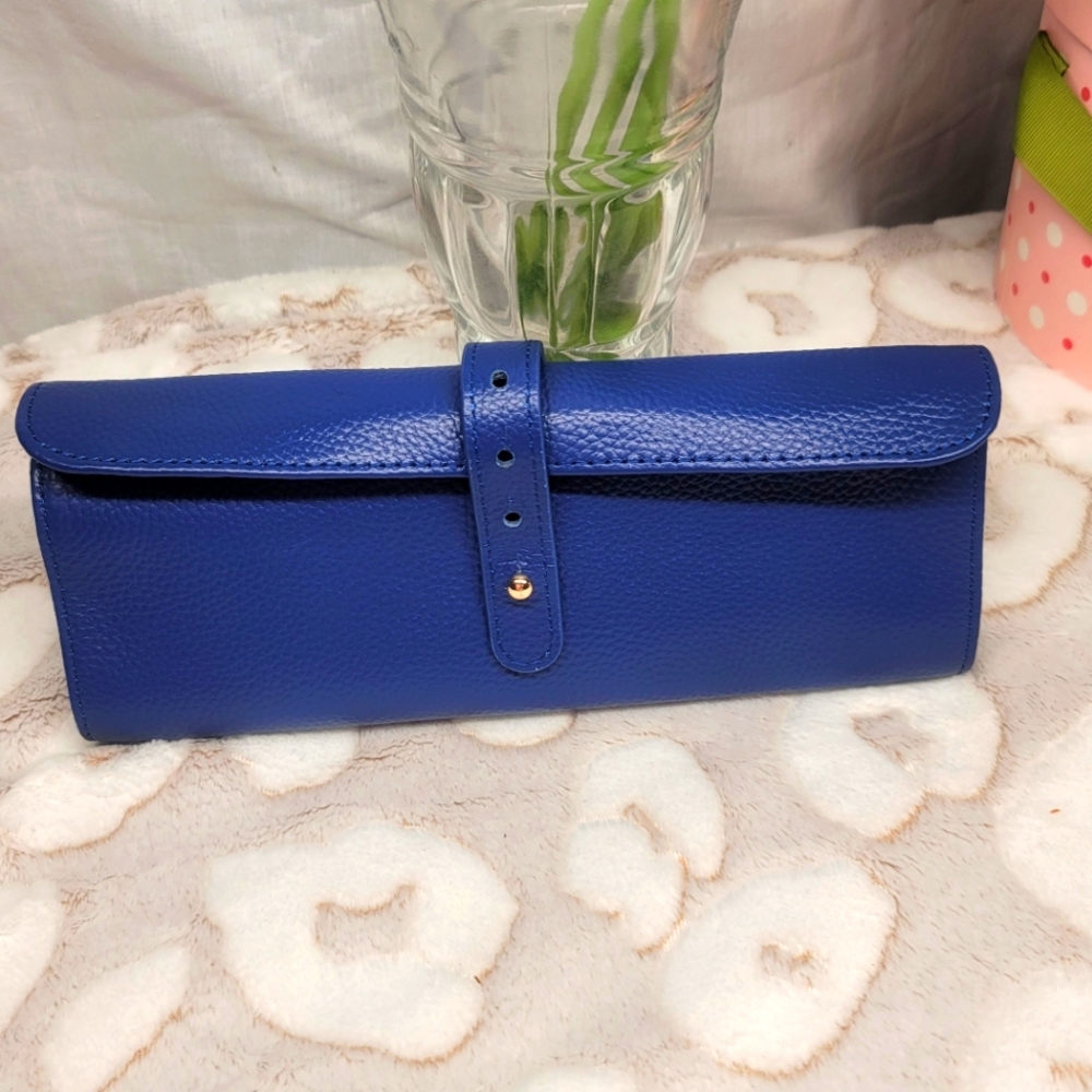 Jaggs leather cosmetic bag
